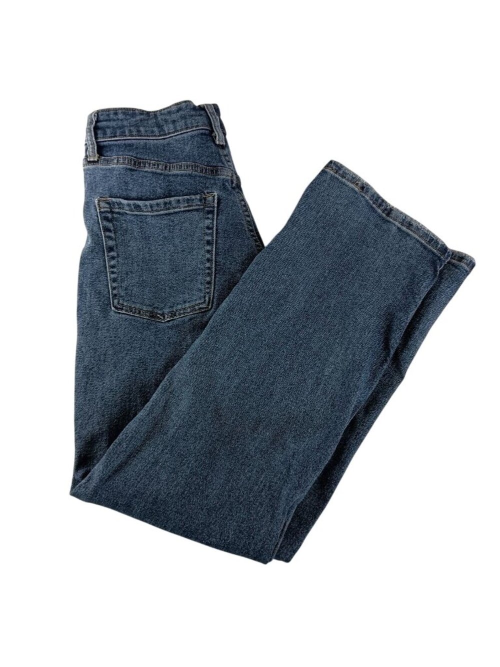 Wild Fable Women’s Button Up Highest Rise Straight Blue Jeans Size 4 - Picture 4 of 8